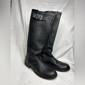 Kodak Leather Knee High Riding boots Woman Size 8 1/2
